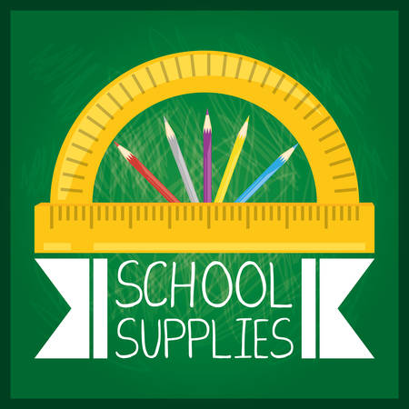 Accesories school tools to study education vector illustrationのイラスト素材