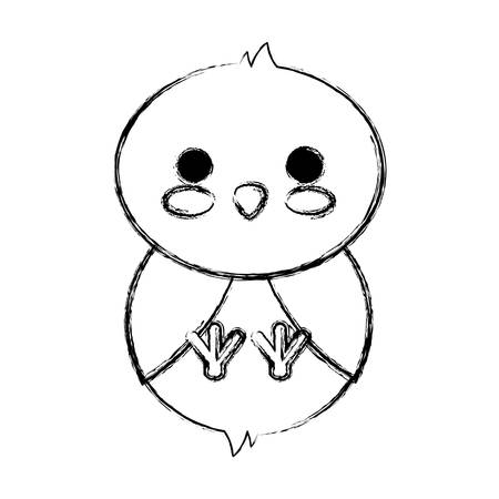 chicken  icon over white background vector illustrationのイラスト素材