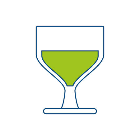 wine glass icon over white background vector illustrationのイラスト素材