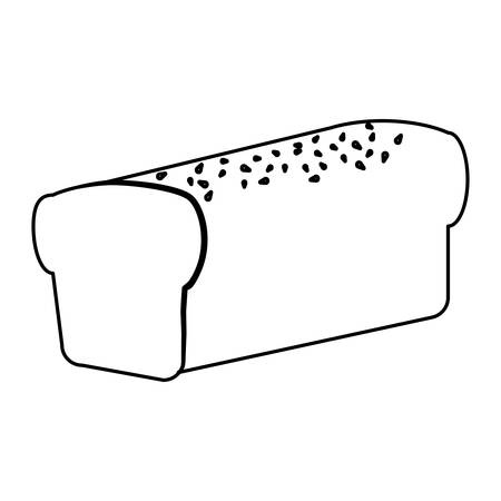 Delicious and fresh bread icon vector illustration graphic designのイラスト素材