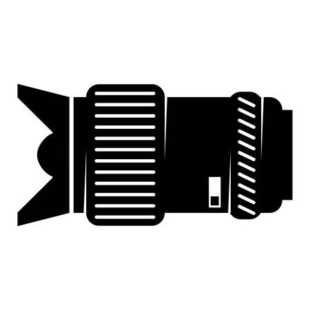 Camera lens accessory icon vector illustration graphic designのイラスト素材
