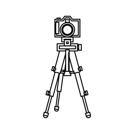 Professional photographic camera icon vector illustration graphic designのイラスト素材