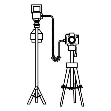 Professional photographic camera icon vector illustration graphic designのイラスト素材
