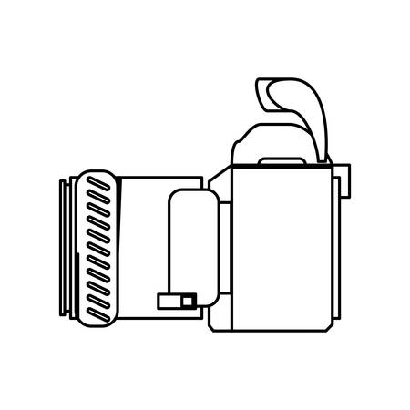 Professional photographic camera icon vector illustration graphic designのイラスト素材