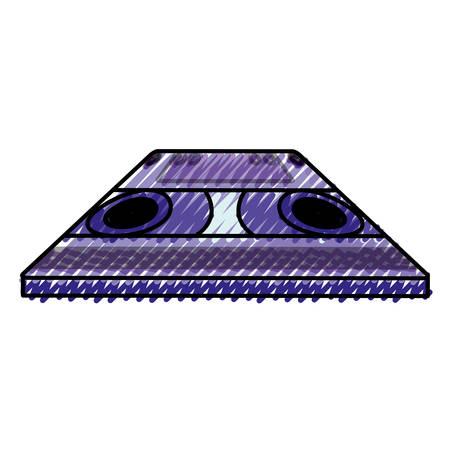 Old music casette icon vector illustration graphic designのイラスト素材
