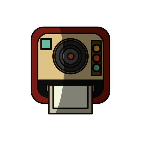 Vintage photographic camera icon vector illustration graphic designのイラスト素材
