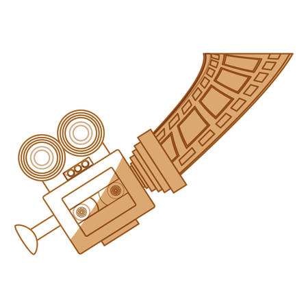 Old cinema camcorder icon vector illustration graphic designのイラスト素材