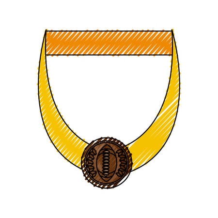Isolated champion medal icon vector illustration graphic designのイラスト素材