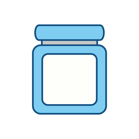 Jar pills heartly icon vector illustration graphic designのイラスト素材