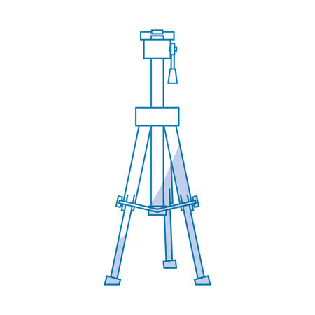 Professional photographic tripod icon vector illustration graphic designのイラスト素材