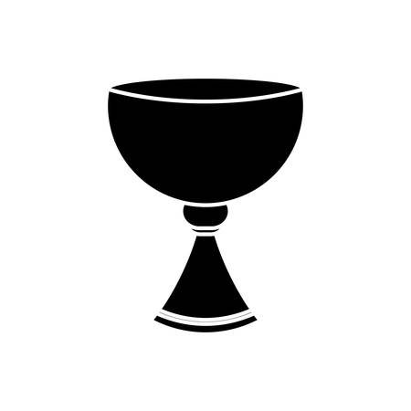 holy grail cup icon over white background vector illustrationのイラスト素材