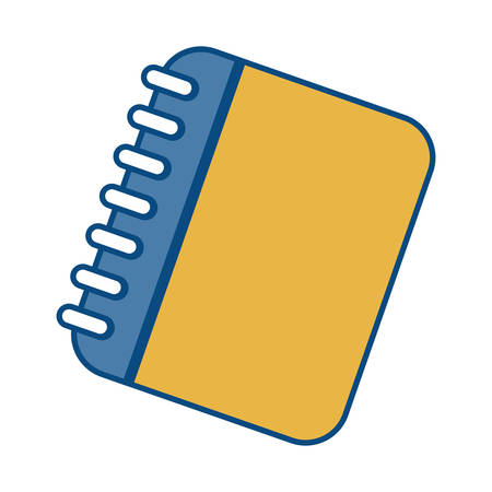 Phone agend icon over white background vector illustrationのイラスト素材