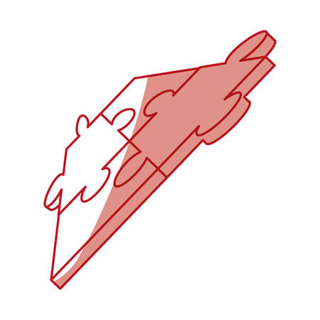 Puzzle pieces isolated icon vector illustration graphic designのイラスト素材