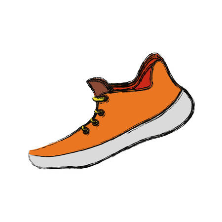 Running shoe footwear icon vector illustration graphic designのイラスト素材