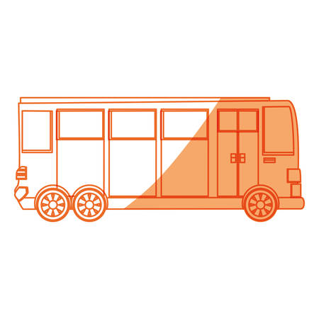 isolated big bus car icon vector illustration graphic designのイラスト素材