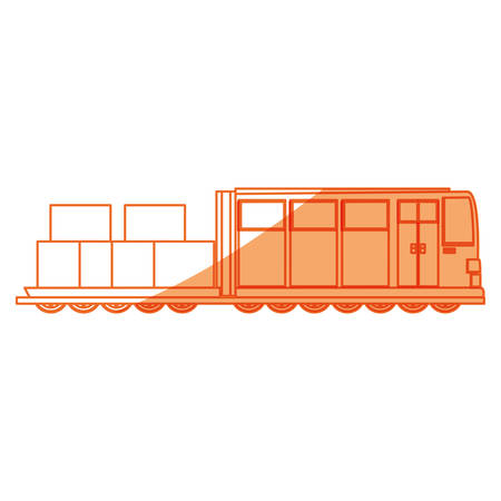 isolated merchandise train icon vector illustration graphic designのイラスト素材