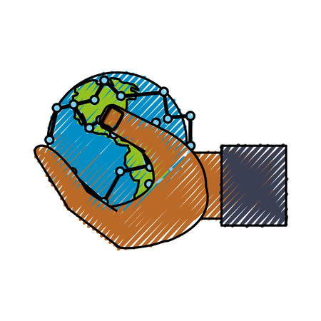 isolated big website icon vector illustration graphic designのイラスト素材
