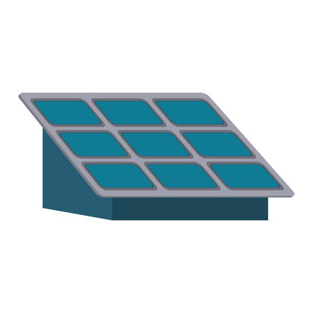 isolated solar panel icon vector illustration graphic designのイラスト素材