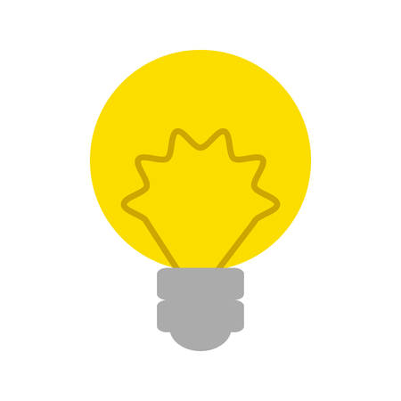 isolated energy bulb icon vector illustration graphic designのイラスト素材
