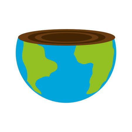 isolated care of the planet icon vector illustration graphic designのイラスト素材