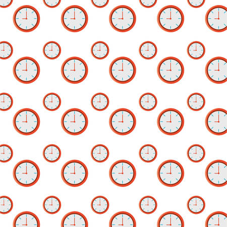 isolated round clock background icon vector illustration graphic designのイラスト素材