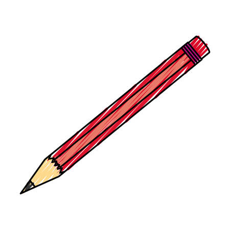 isolated study pencil icon vector illustration graphic designのイラスト素材