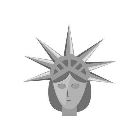 Statue of liberty icon vector illustration graphic designのイラスト素材