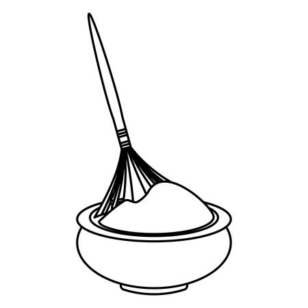 Chocolate teraphy spa icon vector illustration graphic designのイラスト素材