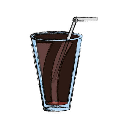 Delicious cola soda icon vector illustration graphic designのイラスト素材