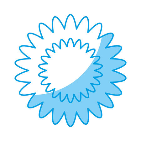 flower icon over white background vector illustrationのイラスト素材