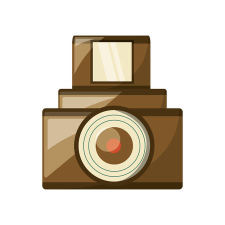 Vintage photographic camera icon vector illustration graphic designのイラスト素材