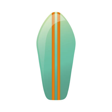 A surfboard icon over white background colorful design vector illustration.のイラスト素材
