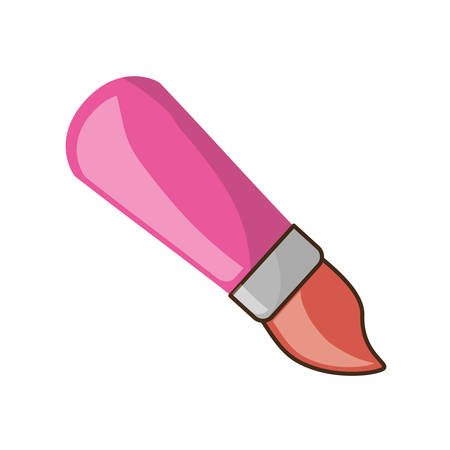 Cute paint brush cartoon icon vector illustration graphic designのイラスト素材