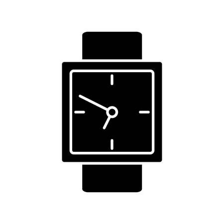 Watch icon over white background vector illustrationのイラスト素材