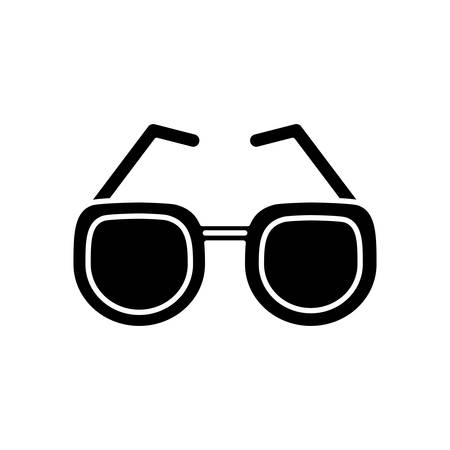 sunglasses icon over white background vector illustrationのイラスト素材