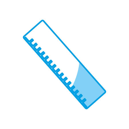 ruler icon over white background vector illustrationのイラスト素材