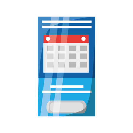 Smartphone app technology icon vector illustration graphic designのイラスト素材