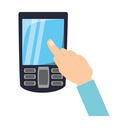 Smartphone mobile technology icon vector illustration graphic designのイラスト素材