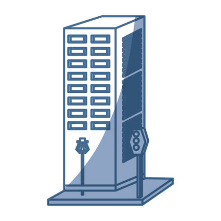 Urban tower icon vector illustration graphic designのイラスト素材