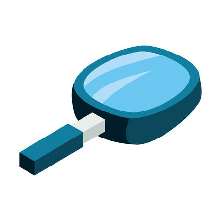 Magnifying glass 3D icon vector illustration graphic designのイラスト素材