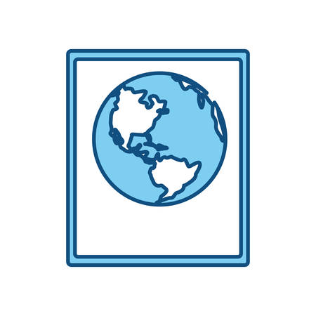 World earth isolated icon vector illustration graphic designのイラスト素材