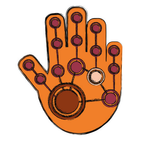 Virtual Reality technology icon vector illustration graphic designのイラスト素材