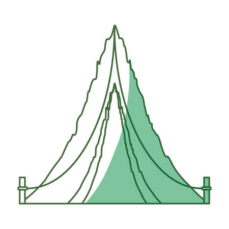 Camping tent isolated icon vector illustration graphic designのイラスト素材