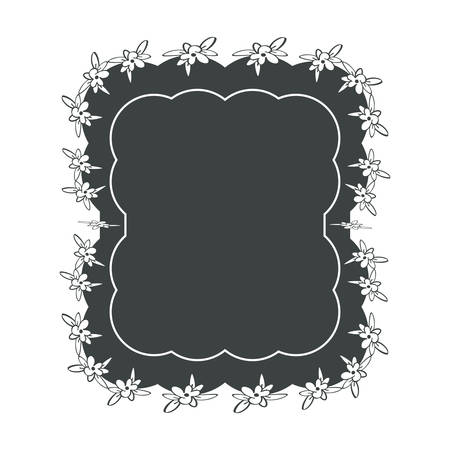 Decorative blank label icon vector illustration graphic designのイラスト素材
