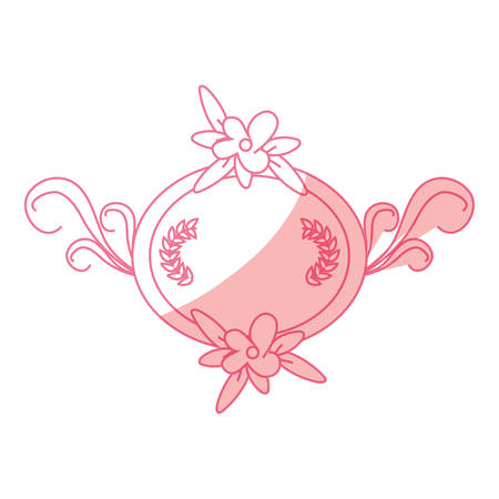Decorative blank label icon vector illustration graphic designのイラスト素材