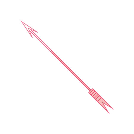 Bow arrow symbol icon vector illustration graphic designのイラスト素材