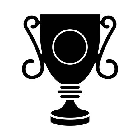 trophy icon over white background vector illustrationのイラスト素材