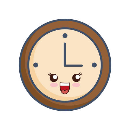 clock icon over white background vector illustrationのイラスト素材