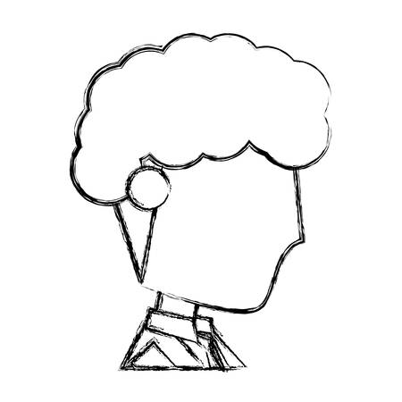 Young man cartoon icon vector illustration graphic designのイラスト素材