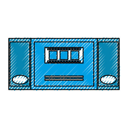 Cinema ticket entrance icon vector illustration graphic designのイラスト素材